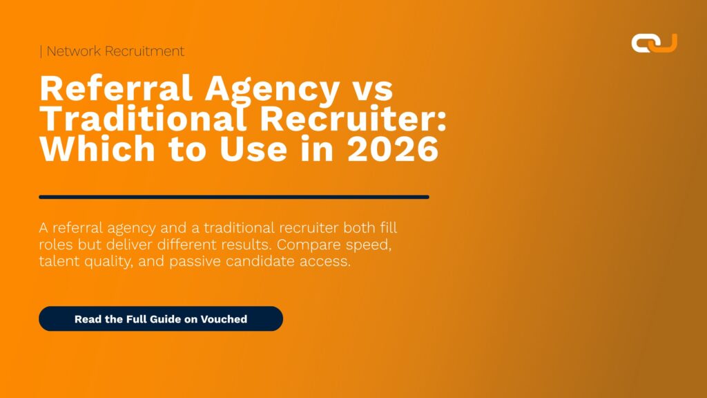 Comparing a referral agency model with a traditional recruiter for South African business hiring.