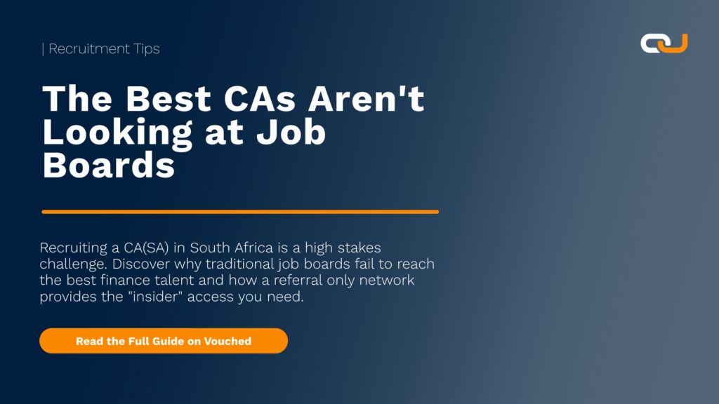 Chartered accountant recruitment in South Africa connecting employers with CA(SA) talent through trusted referral networks